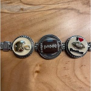 Football Charm Bracelet